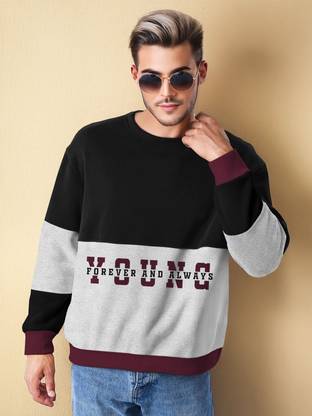 TRIPR Solid Round Neck Casual Men Multicolor Sweater