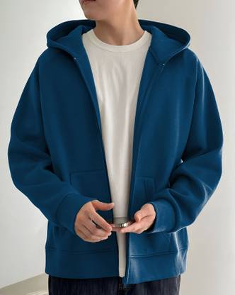 AUSK Full Sleeve Solid Men Sweatshirt