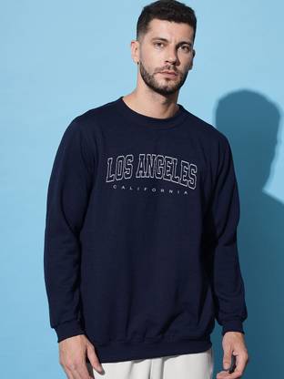 Else & What Full Sleeve Printed Men Sweatshirt
