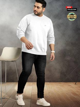 Triptee Full Sleeve Solid Men Sweatshirt