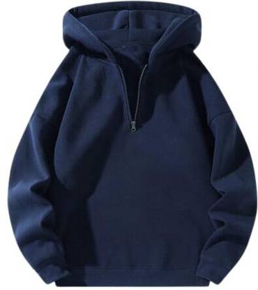 Else & What Full Sleeve Solid Men Sweatshirt