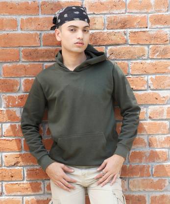 CAMPUS SUTRA Full Sleeve Solid Men Sweatshirt
