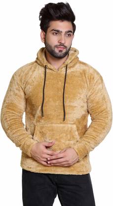 Hellknit Full Sleeve Solid Men Sweatshirt