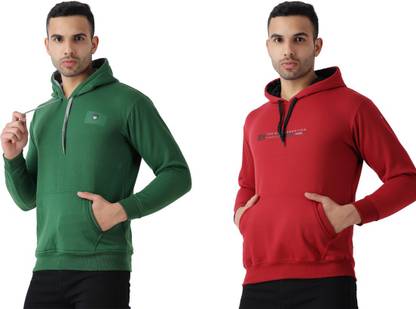 Full Sleeve Solid Men Sweatshirt
