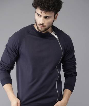 CAMPUS SUTRA Full Sleeve Solid Men Sweatshirt