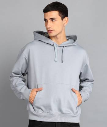 Alan Jones Full Sleeve Solid Men Sweatshirt