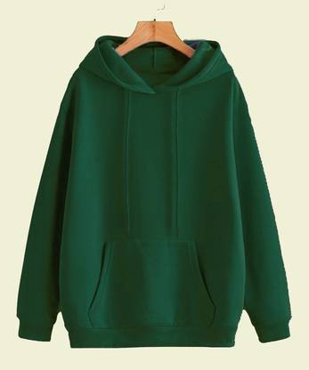 Emeros Full Sleeve Solid Men Sweatshirt