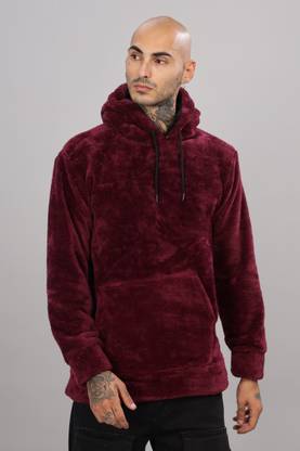 Winwear Full Sleeve Solid Men Sweatshirt