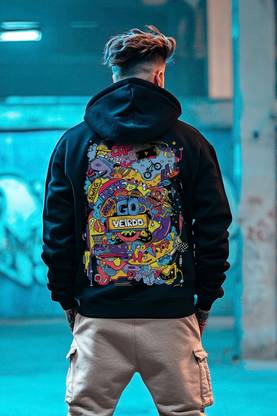 Veirdo Full Sleeve Graphic Print Men Sweatshirt