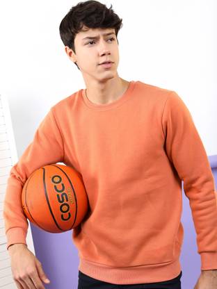 HIGHLANDER Full Sleeve Solid Men Sweatshirt