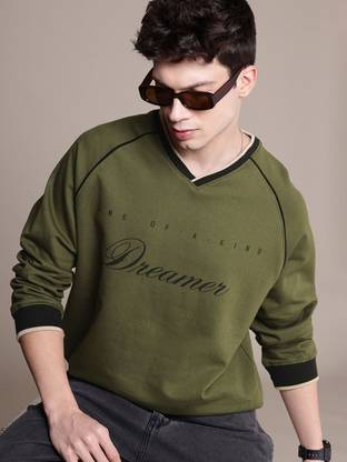 WROGN Full Sleeve Printed Men Sweatshirt