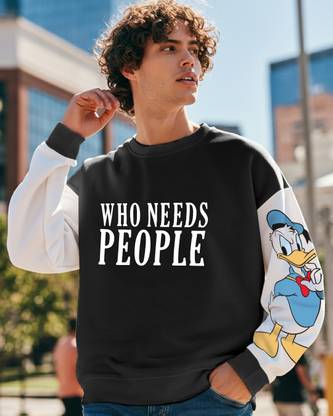 BEWAKOOF Full Sleeve Graphic Print Men Sweatshirt