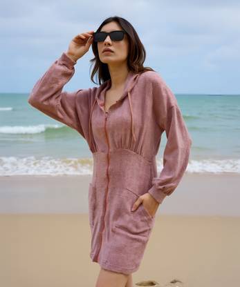 CAMPUS SUTRA Full Sleeve Solid Women Sweatshirt