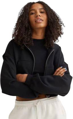 Larssst official Full Sleeve Solid Women Sweatshirt