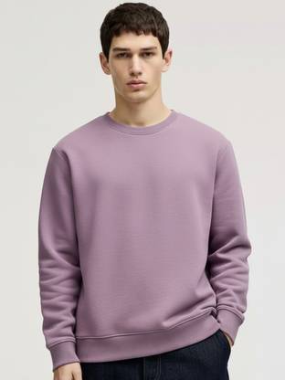 HIGHLANDER Full Sleeve Solid Men Sweatshirt