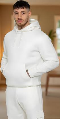 BRIGHT KRAFT Full Sleeve Solid Men Sweatshirt