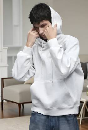 Full Sleeve Solid Men Sweatshirt