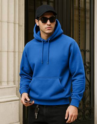 Veirdo Full Sleeve Solid Men Sweatshirt