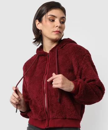 CAMPUS SUTRA Full Sleeve Solid Women Sweatshirt