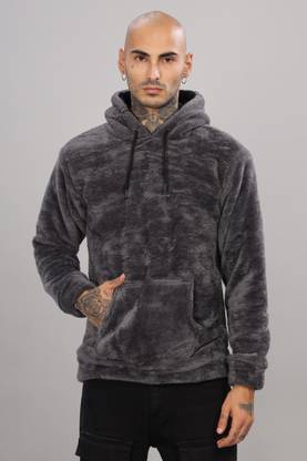 Winwear Full Sleeve Solid Men Sweatshirt