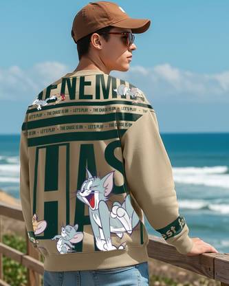 BEWAKOOF Full Sleeve Graphic Print Men Sweatshirt