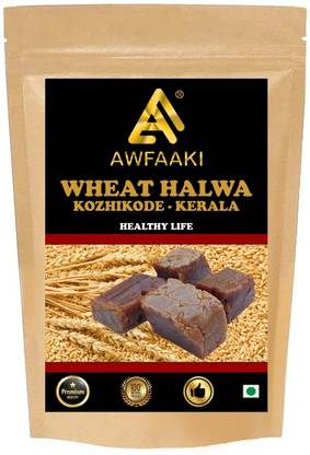 AWFAAKI Kozhikode Wheat Halwa | Special Wheat Halwa | Kerala Halwa 1 Kg Pouch