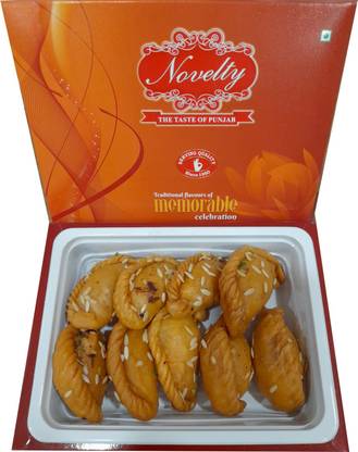 Novelty Sweets Gujia Desi Ghee 400g Box