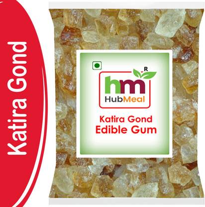 Hub Meal Katira Gond laddu is a traditional Indian sweet made from edible gum|Gond 200g Pouch