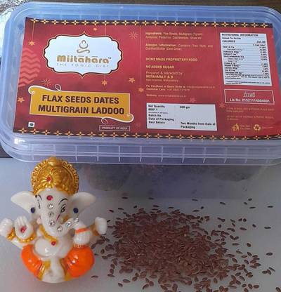 MIITAHARA Flax Seeds Multigrain Dates Laddu Box