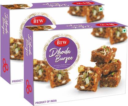BTW Dodha Special Barfi 400g Festive Gift Box