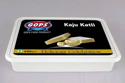 GOPS Kaju Katli Made with Finest Cashews Indian Mithai No Added Colours Great Sweets Box