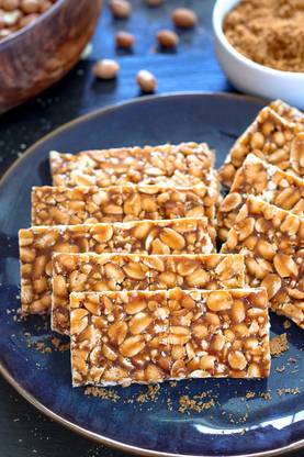 90's MILL Homemade Peanut Chikki Gajak / Chikki | Phalli Chikki||Chikki Bar Sweet-200g*1Pk Box