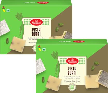 Haldiram's Haldiram Pista Burfi Pack of 400 g X 2 Box Box