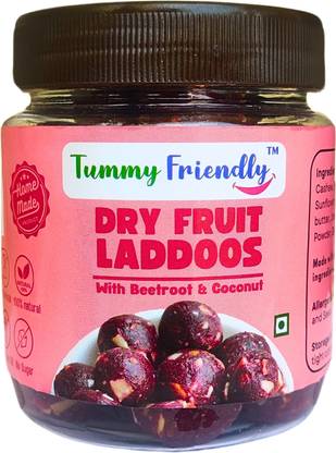 TummyFriendly Foods Dry Fruit Laddus. Healthy Snacks, Energy Bar Replacement for Kids and Adults Pouch
