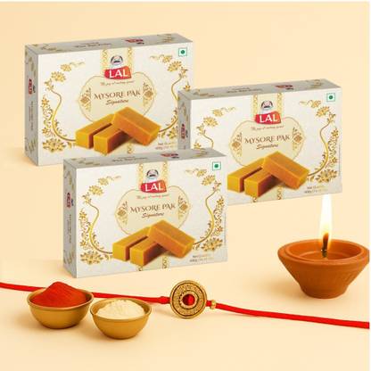 Lal Mysore Pak Premium 400g Pack Of 3 Box