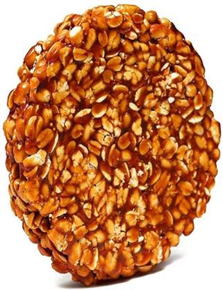 Vedik Wellness Round Peanut Chikki Punjabi Chikki Peanuts & Jaggery Chikki Box