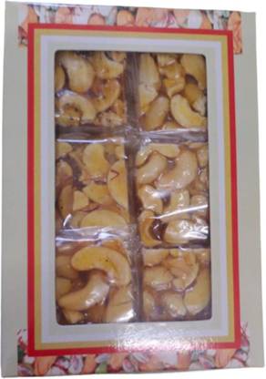Seasons Edition Cashew Chikki | Chikki Bar | Sweets | Made with Cashews | (Pack of 1, 265g) Box