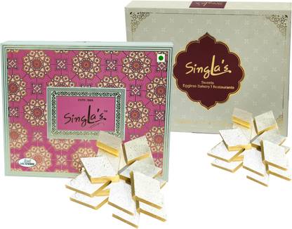singla's Kaju Katli 400g Combo Pack of 4 Box