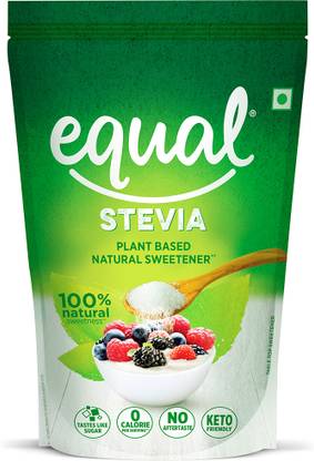 Equal New Stevia Natural Sweetener 400gm pouch Pack Of 1 Sweetener