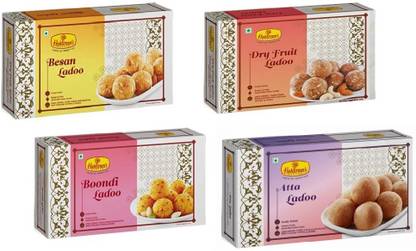 Haldiram's Nagpur Ladoo Combo Pack of 4 (250gm*4) Box