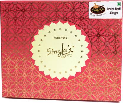 Singla Sweets Dodha 400g Barfi Sweets Box