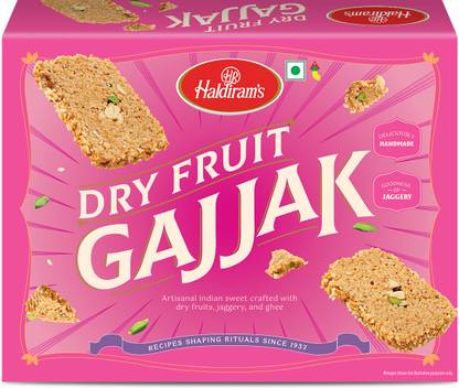 Haldiram's GAJAK GUR DRY FRUIT 400 G X 1 Box Box