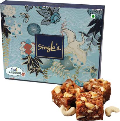 singla's Dodha Barfi 500gm Indian Sweets Mithai Box