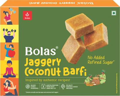 Bolas Jaggery Coconut Barfi Box