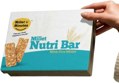 Millet'n'Minutes Millet Nutri Grain Bar ( Made with Five Nutri Grains ) Box