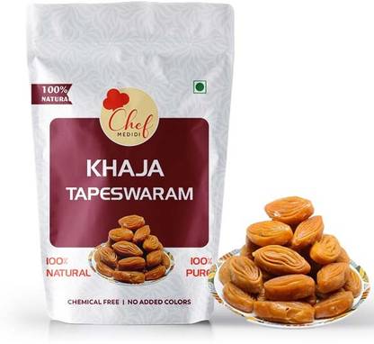 Chef Medidi Tapeswaram Madatha Kaja Traditional Indian Sweet, Telugu Khaja Pouch