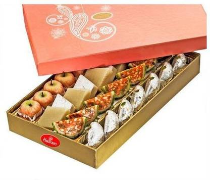 Haldiram's Mix Sweets 4 line 1 Kg Box