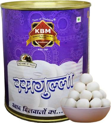 KBM Rasgulla Easy Open 2o Pieces Tin
