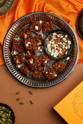 HyperFoods Diwali Gift Hamper Kesar Katli Dodha Barfi Diwali sweets gift Diwali gift pack Box