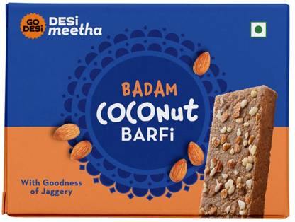 GO DESi Badam Burfi,8 pc Box